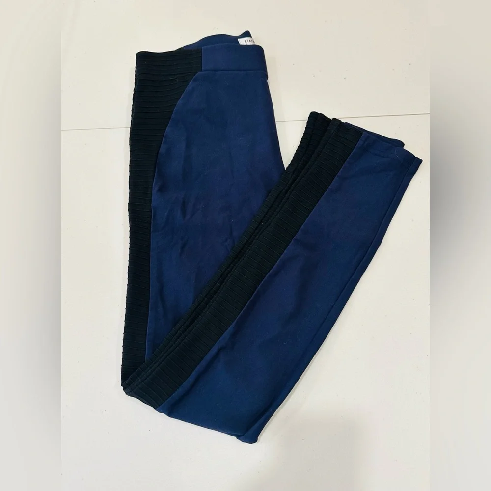Patrizia Luca Milano Women’s Black & Purple Leggings 28”‎  Size M